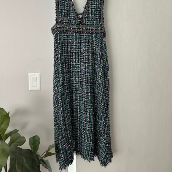 NWT ZARA Tweed Overall Dress - Picture 5 of 11
